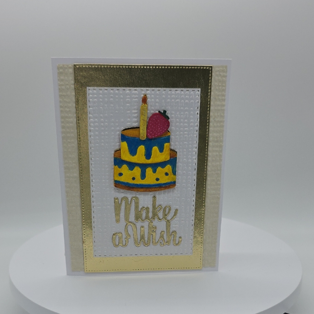 Make A Wish – Cake Greeting Card